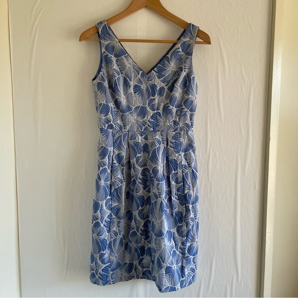 Anthropologie Moulinette Soeurs Sleeveless Blue Dress Size 4